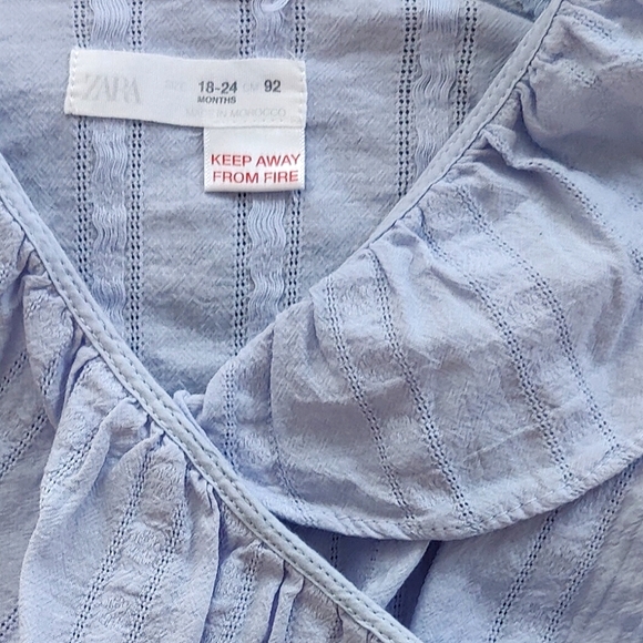 Zara Textured Ruffled Shirt - Picture 5 of 5